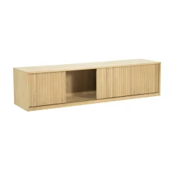 TV meubel Milo Eikenhout 180 cm - naturel - Loft24.nl