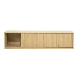 TV meubel Milo Eikenhout 180 cm - naturel - Loft24.nl