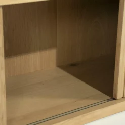 TV meubel Milo Eikenhout 180 cm - naturel - Loft24.nl