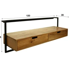 TV-meubel Air Solid Acaciahout - Naturel - Loft24.nl