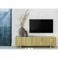 TV-meubel Basu Grenen 200cm - Moss - Loft24.nl