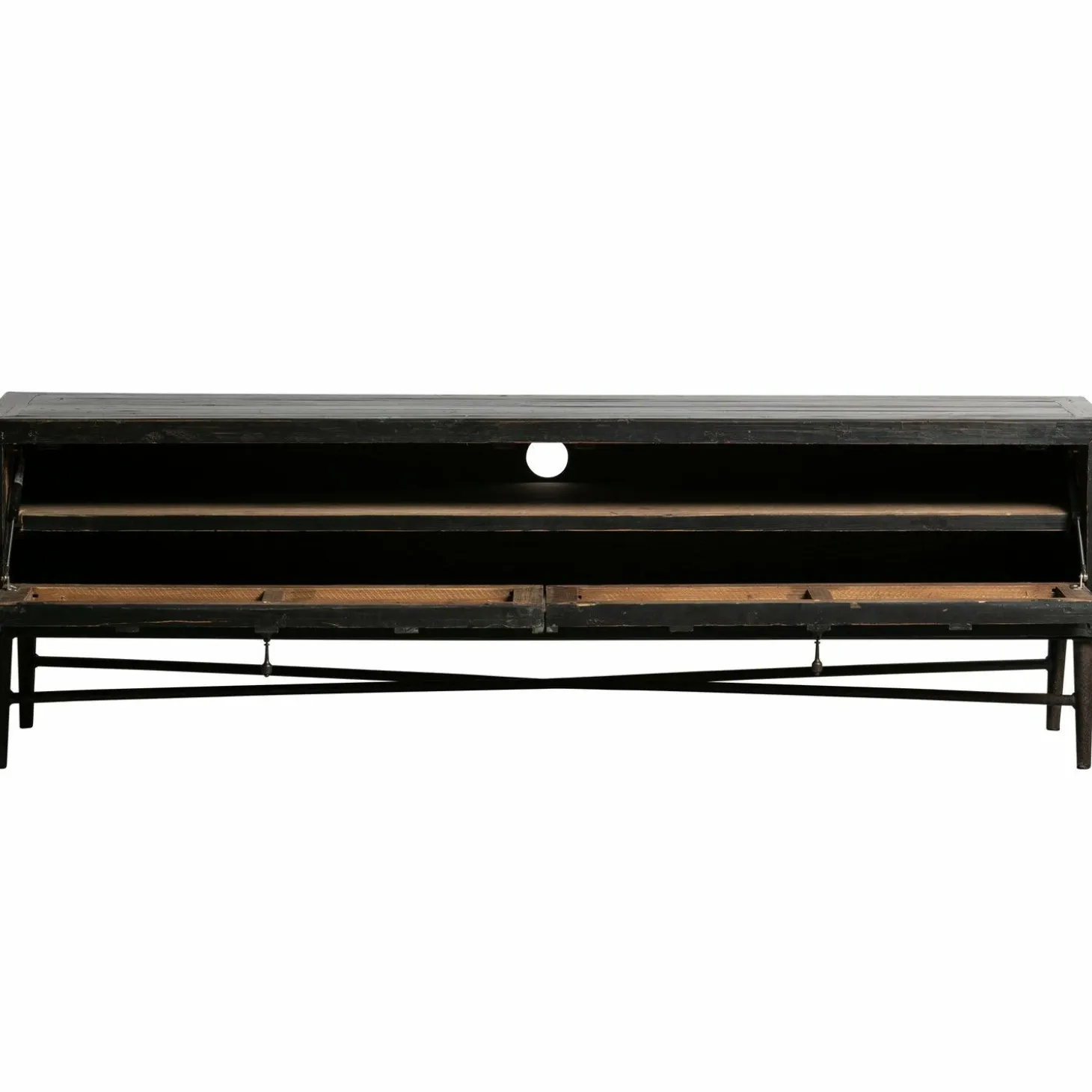 TV-meubel Bequest 160cm - Zwart - Loft24.nl