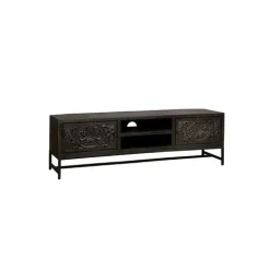 TV-meubel Casina 160 cm - Zwart - Loft24.nl