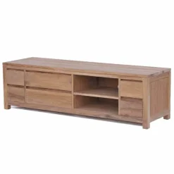 TV-meubel Corona Teak met 6 laden 170 cm - Loft24.nl
