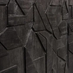 TV-meubel Counter Mangohout 160cm - zwart - Loft24.nl