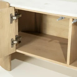 TV-meubel Don Marmer en eikenhout 165 cm - Loft24.nl