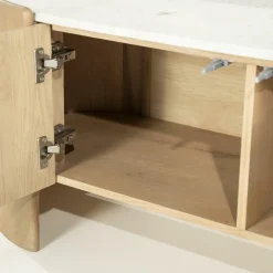 TV-meubel Don Marmer en eikenhout 165 cm - Loft24.nl