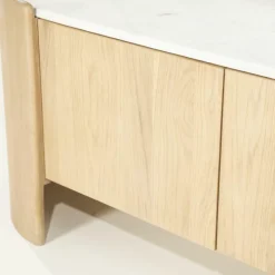 TV-meubel Don Marmer en eikenhout 165 cm - Loft24.nl