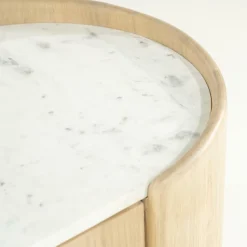 TV-meubel Don Marmer en eikenhout 165 cm - Loft24.nl