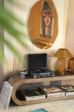 TV-meubel Elora Mangohout 200cm - Bruin - Loft24.nl