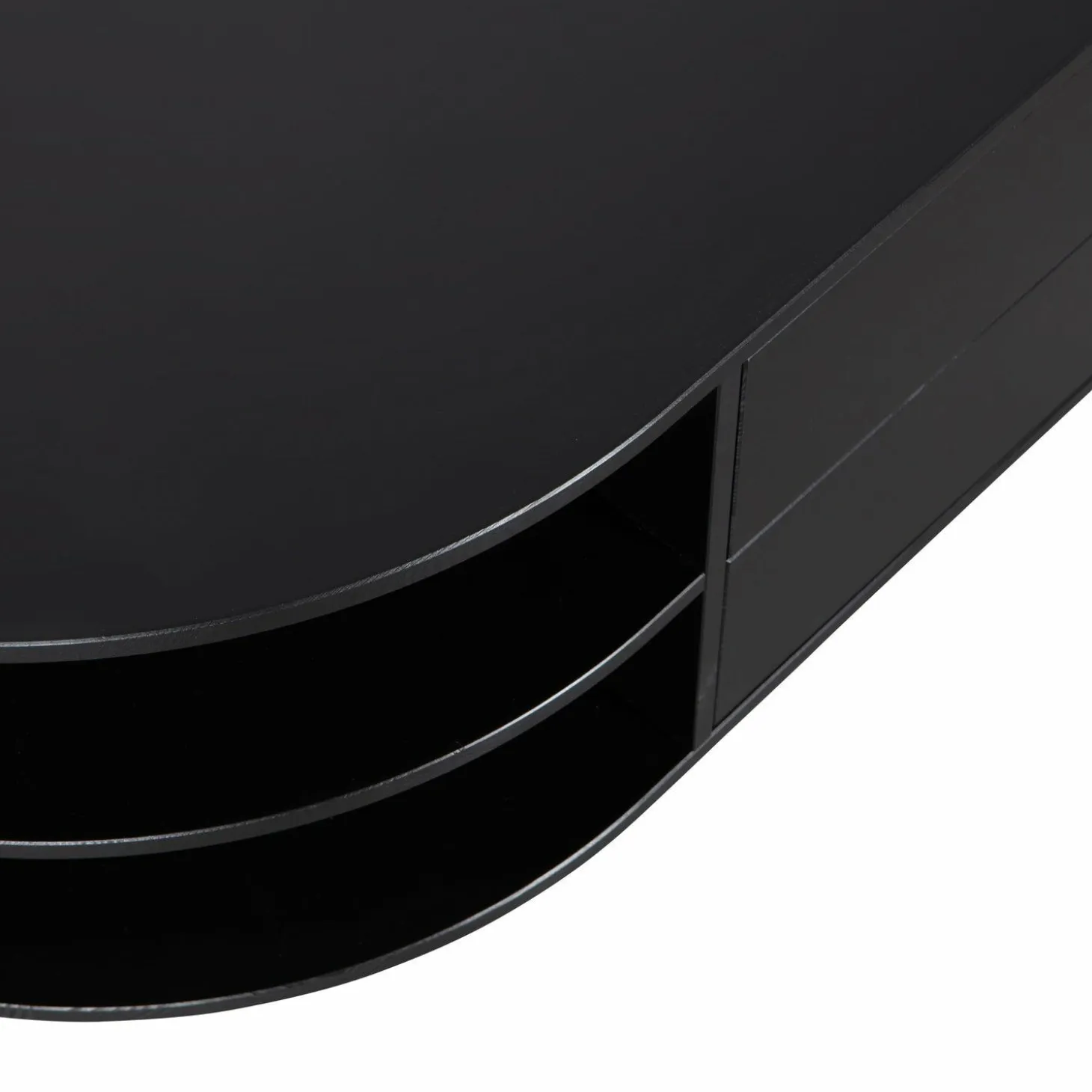 TV-meubel Finca Links Mat zwart 78cm - Loft24.nl