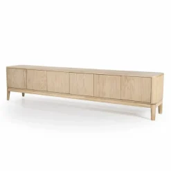 TV-meubel Harvey Eikenhout 220 cm - Naturel - Loft24.nl