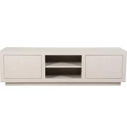 TV-meubel Helsinki Eikenhout 160 cm - Taupe - Loft24.nl