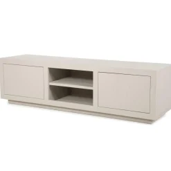 TV-meubel Helsinki Eikenhout 160 cm - Taupe - Loft24.nl