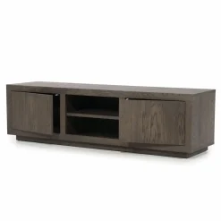 TV-meubel Helsinki Eikenhout 160 cm - Bruin - Loft24.nl