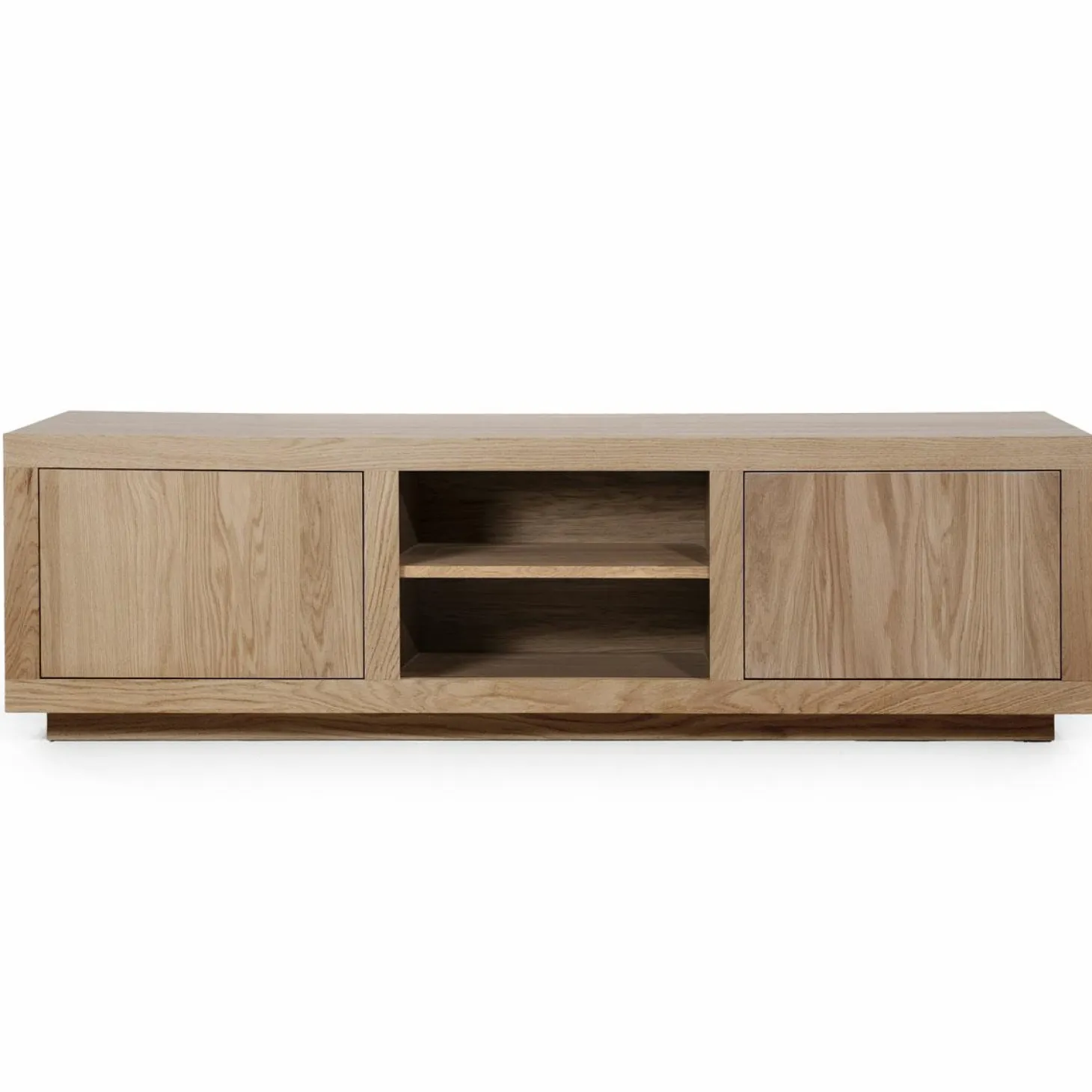 TV-meubel Helsinki Eikenhout 160 cm - Lichtbruin - Loft24.nl