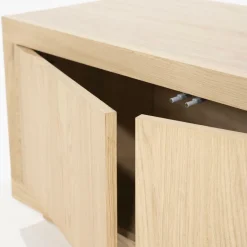 TV-meubel Helsinki Eikenhout 200 cm - Naturel - Loft24.nl