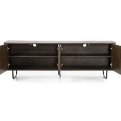 TV-meubel James Mangohout 180cm - Bruin - Loft24.nl