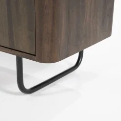 TV-meubel James Mangohout 180cm - Bruin - Loft24.nl