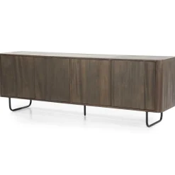TV-meubel James Mangohout 180cm - Bruin - Loft24.nl