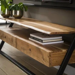 TV-meubel Lean Acaciahout - Naturel - Loft24.nl