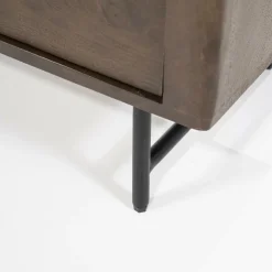 TV-Meubel Lio Mangohout Travertin 170cm - bruin - Loft24.nl