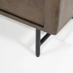 TV-Meubel Lio Mangohout Travertin 170cm - bruin - Loft24.nl