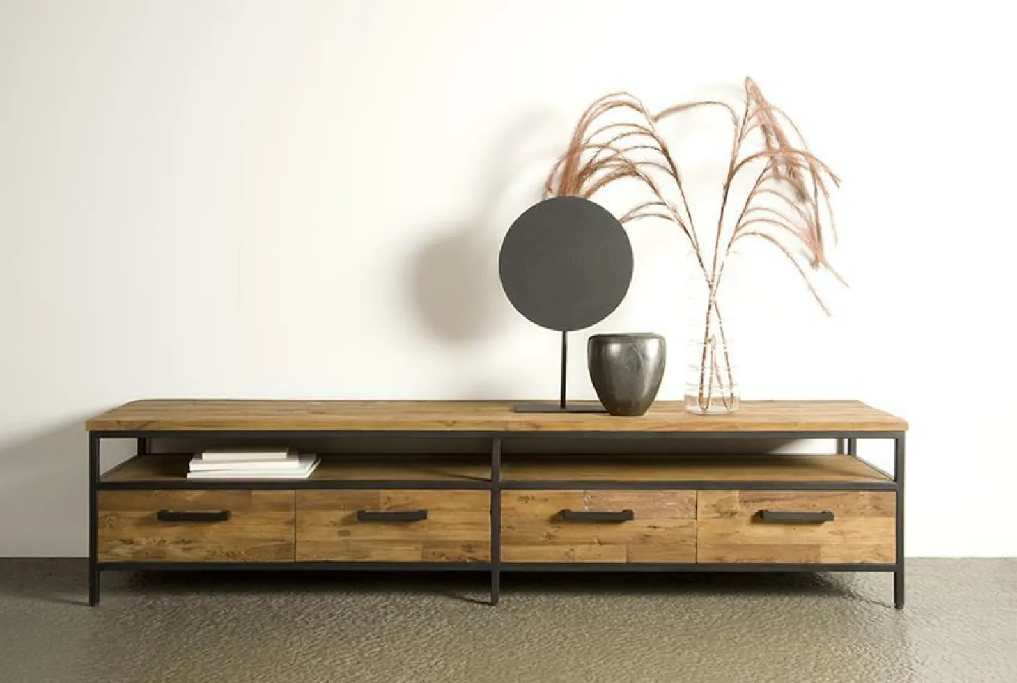 TV-meubel Livorno Teak 200 cm - Loft24.nl