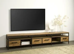 TV-meubel Livorno Teak 240 cm - Loft24.nl