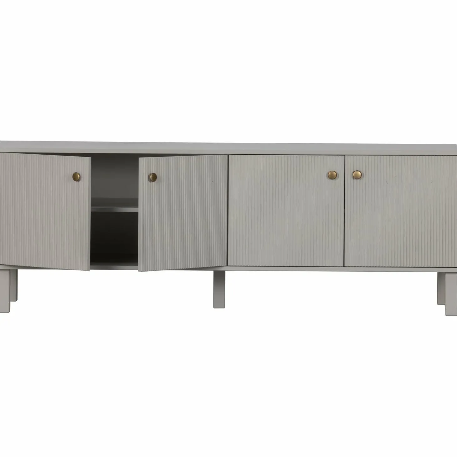 TV-meubel Madu 160cm - Wolkengrijs - Loft24.nl