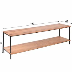 TV-meubel Natural Edge Acaciahout - Naturel (showroom model) - Loft24.nl