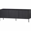 TV-meubel New Gravure Grenen 150cm - Zwart - Loft24.nl