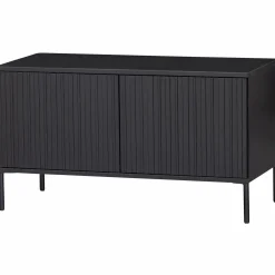 TV-meubel New Gravure Grenen 100cm - Zwart - Loft24.nl