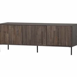 TV-meubel New Gravure Grenen 150cm - Espresso - Loft24.nl