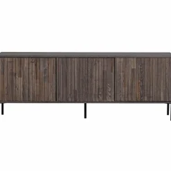 TV-meubel New Gravure Grenen 150cm - Espresso - Loft24.nl