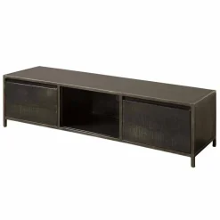 TV-meubel Paterno Zwart - 145 cm - Loft24.nl