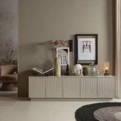 TV-meubel Pencil Grenenhout 180cm - Mist - Loft24.nl