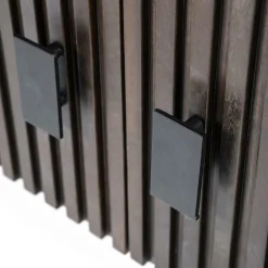 TV-meubel Remi Mangohout en Metaal 250cm - Bruin - Loft24.nl