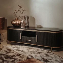 TV-meubel Rivello Mangohout 180 cm - Loft24.nl