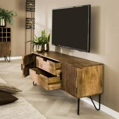 TV-meubel Tweak Mangohout 135cm - Loft24.nl