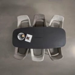 Uitschuifbare Eettafel Arros Deens Ovaal, 180-220 x 90cm - Loft24.nl