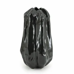 Vaas Alba zwart - 35 cm - Loft24.nl