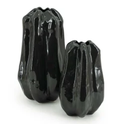 Vaas Alba zwart - 25 cm - Loft24.nl