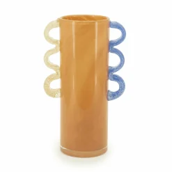 Vaas Alegre Mondgeblazen glas - Oranje - Loft24.nl