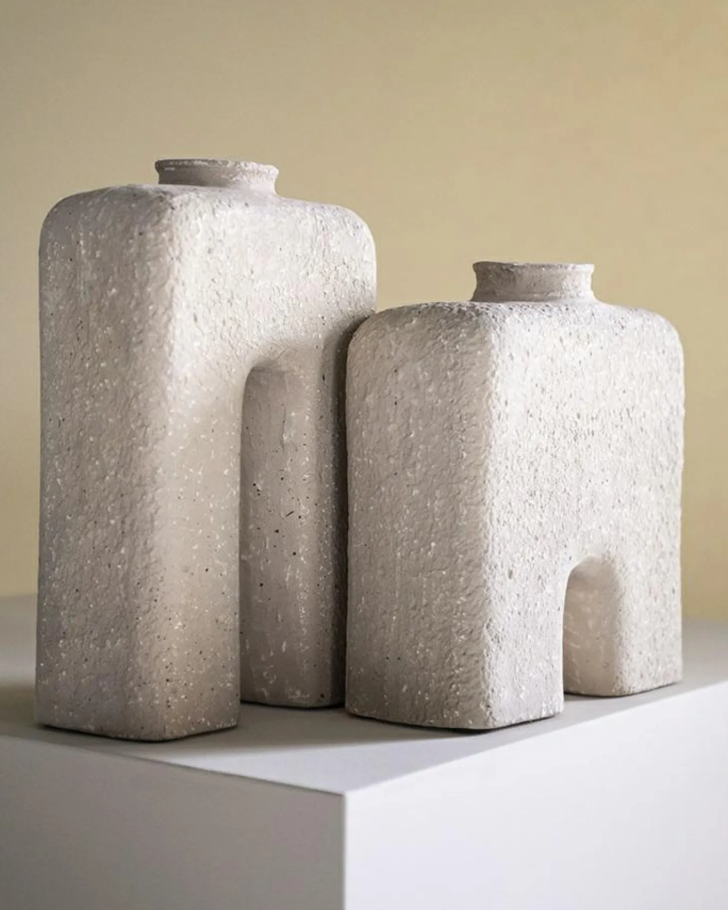 Vaas Arc klein - naturel - Loft24.nl