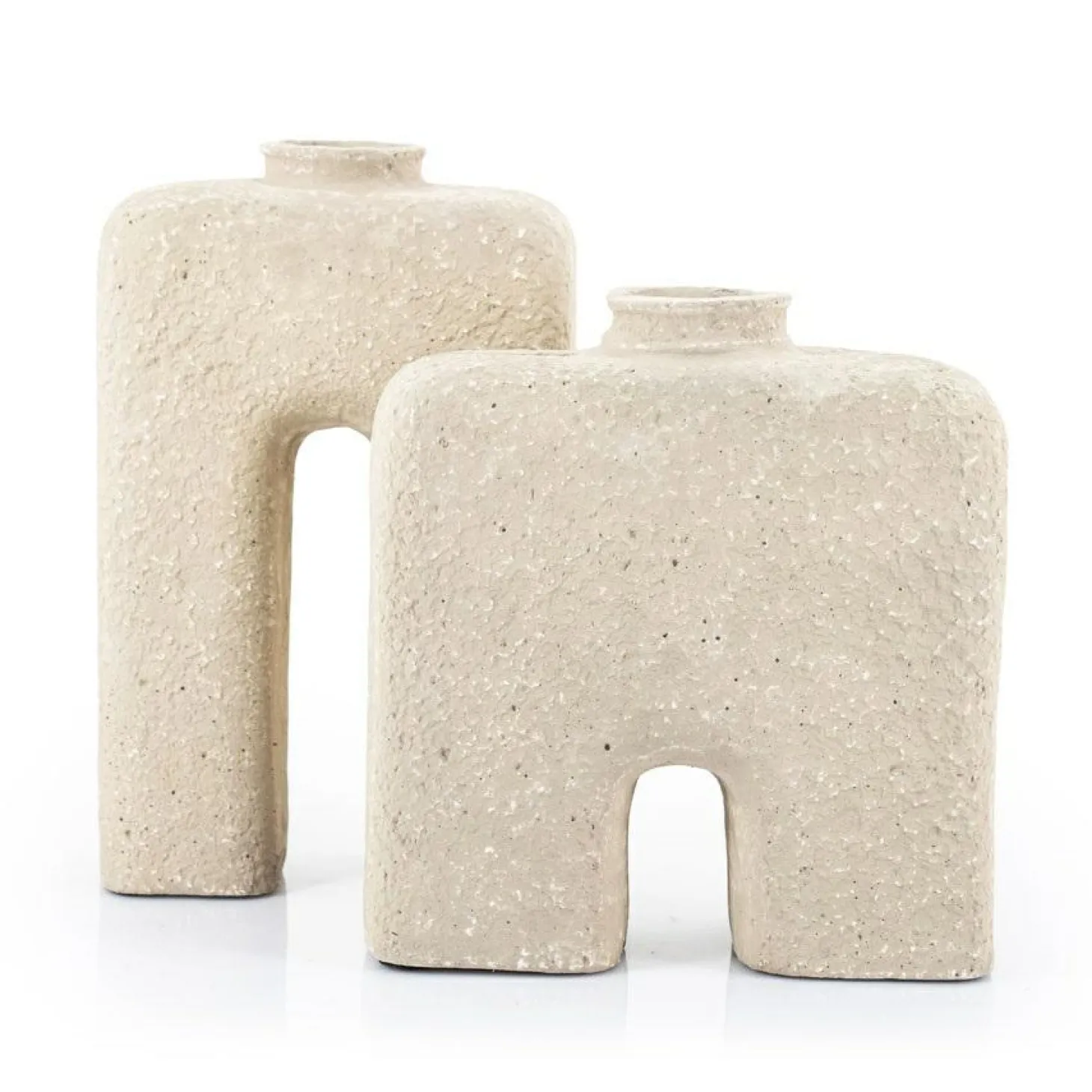 Vaas Arc klein - naturel - Loft24.nl