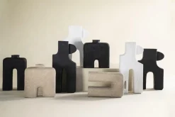 Vaas Arc klein Zwart - Loft24.nl