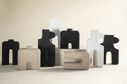 Vaas Arc klein Zwart - Loft24.nl