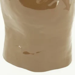 Vaas Boyna Glas 30cm hoog - Bruin - Loft24.nl