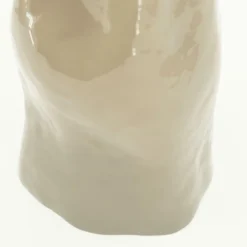 Vaas Boyna Glas 30cm hoog - Taupe - Loft24.nl